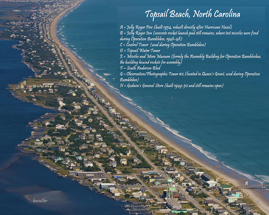 Cool Photograph - Topsail Beach by Betsy Knapp
