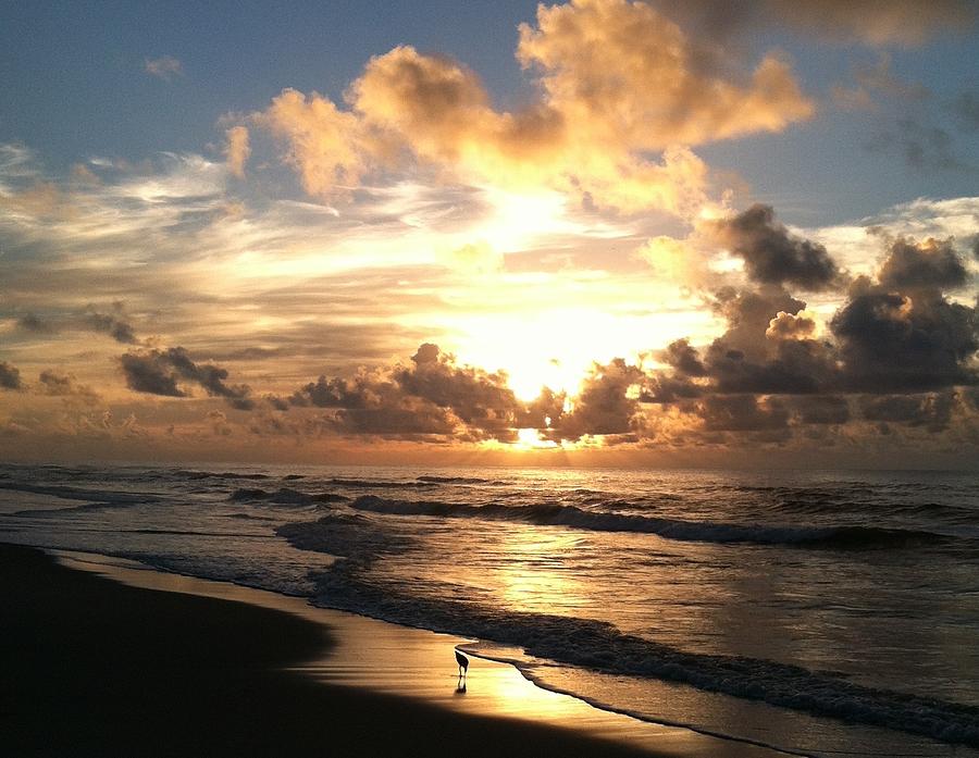 Topsail Island Sunrise Photograph by Cathy Marley