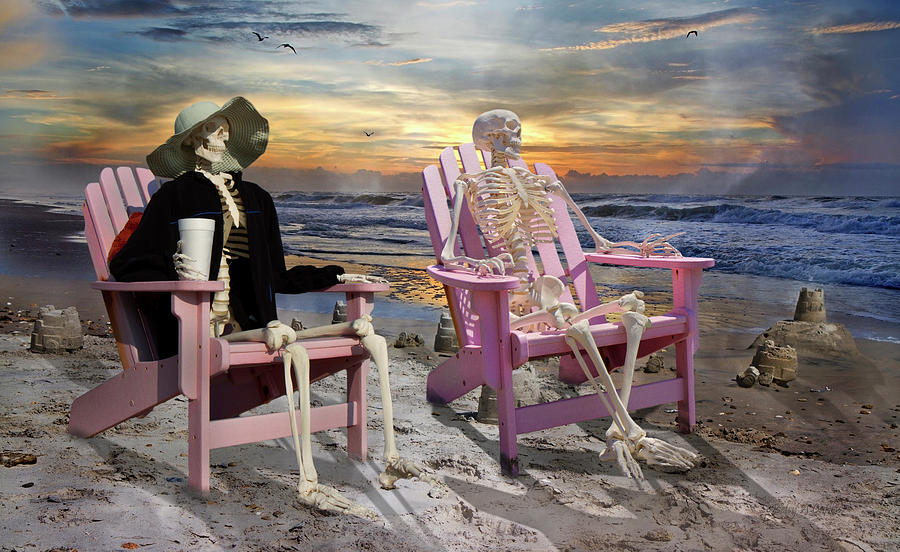 Skeleton Photograph - Topsail Tales by Betsy Knapp