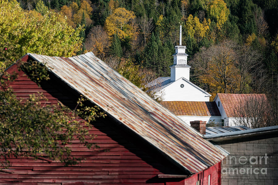 Fall Photograph - Topsham Vermont by John Greim