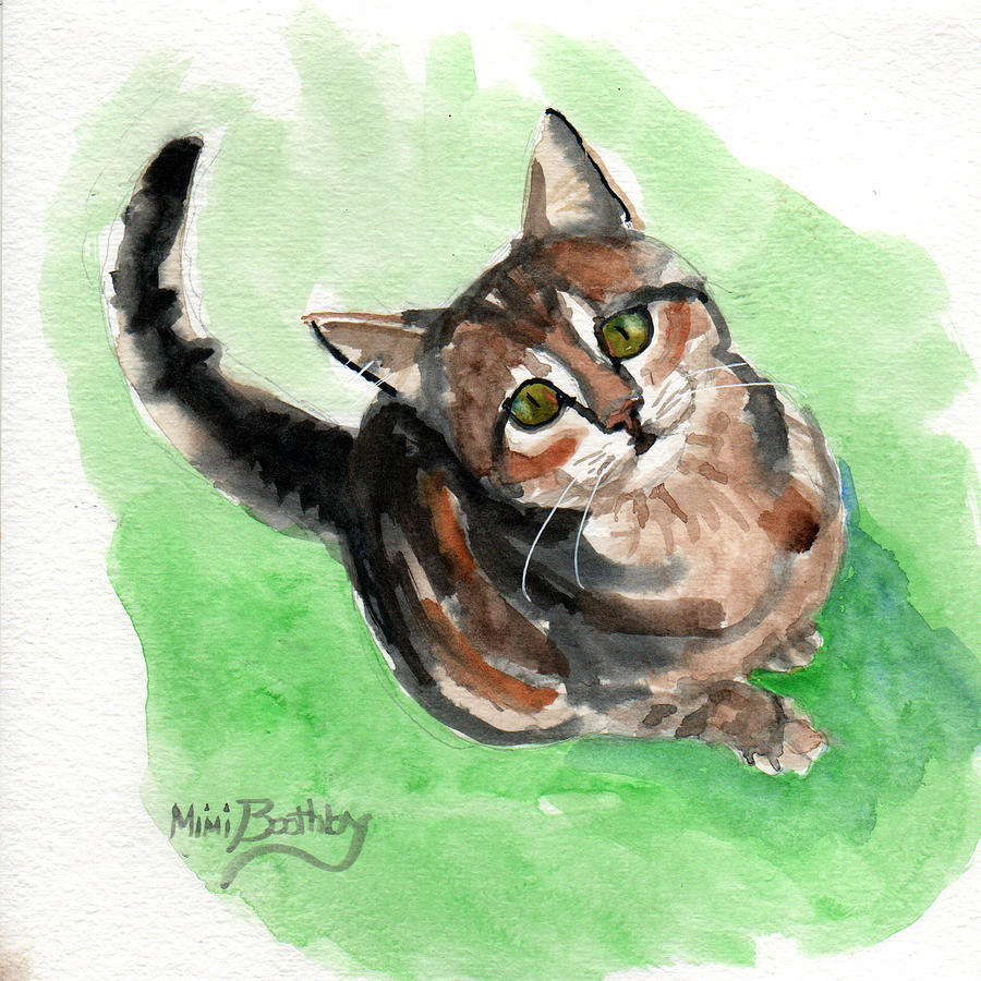 Torbie 2 Painting by Mimi Boothby