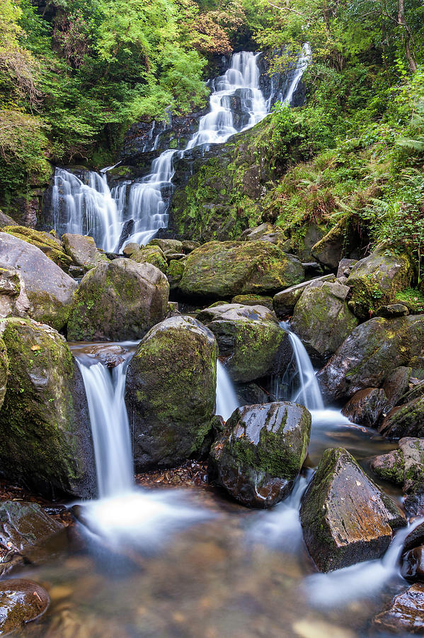 Torc waterfall Killarney National Park Ireland Photograph by Pierre Leclerc Photography
