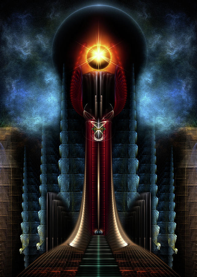 Torch Stone Tower, The Tower Of Acronis Digital Art by Rolando Burbon