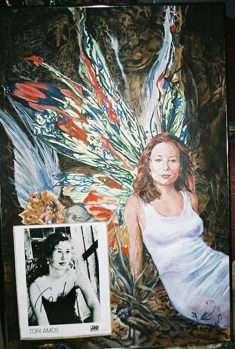 Tori Amos Painting by Bryan Bustard