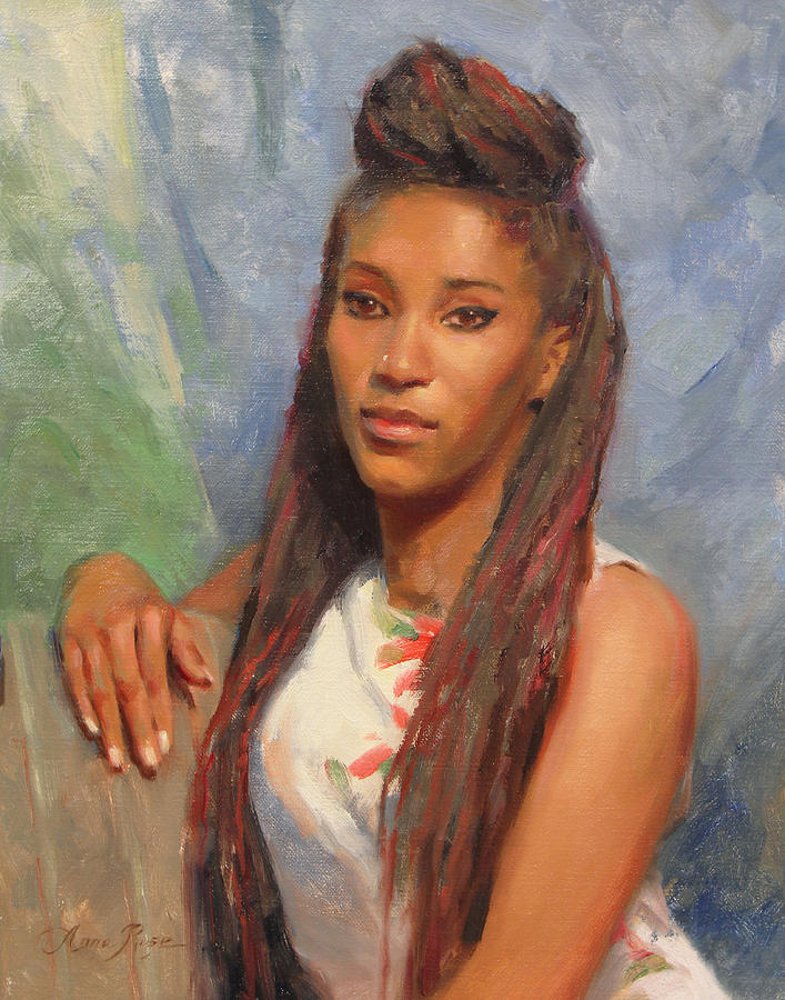 Beautiful Woman Painting - Tori by Anna Bain Beautiful Woman Painting - Tori by Anna Bain