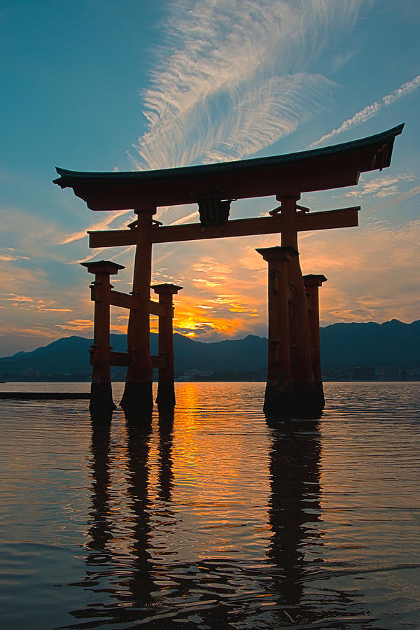 Torii Silhouette Photograph by Sue Matsunaga - Fine Art America