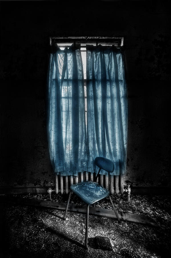 Curtain Photograph - Tormented In Grace by Evelina Kremsdorf