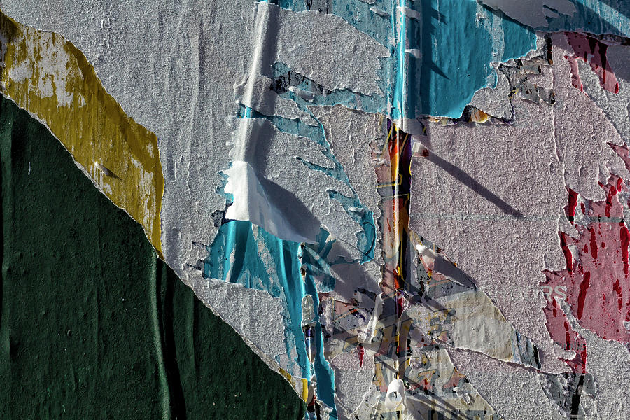 Torn and Peeling Posters Photograph by Robert Ullmann