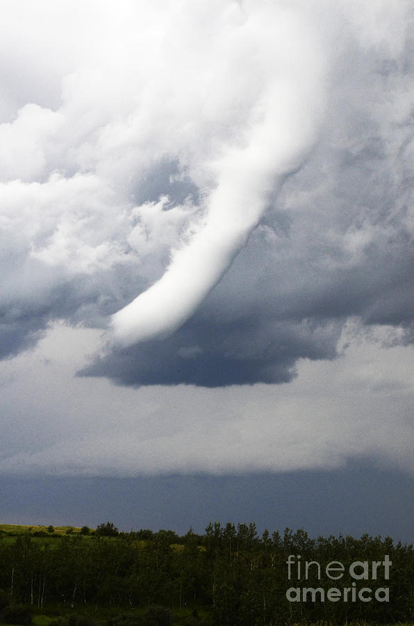 Tornado Cloud Calgary Alberta 1 Photograph by Bob Christopher