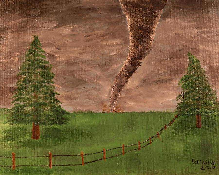Tornado Painting by David Stasiak