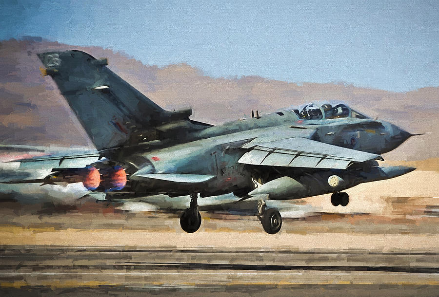 Airplane Digital Art - Tornado Take Off 2 by Roy Pedersen