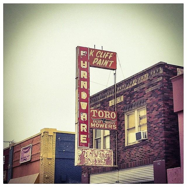 Sign Photograph - Toro Mowers #sign #neon #americana by Alexis Fleisig
