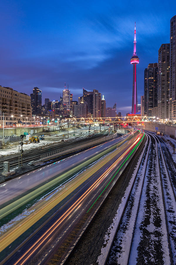 Toronto Blue Hour Photograph by Matt Hammerstein