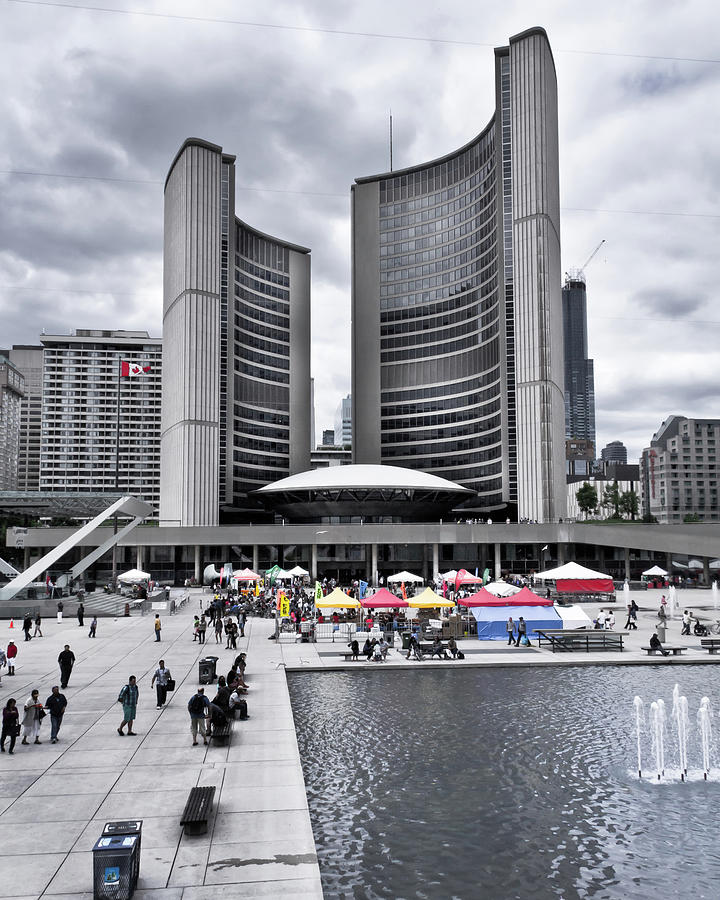Toronto City Hall No 3 Photograph by Brian Carson