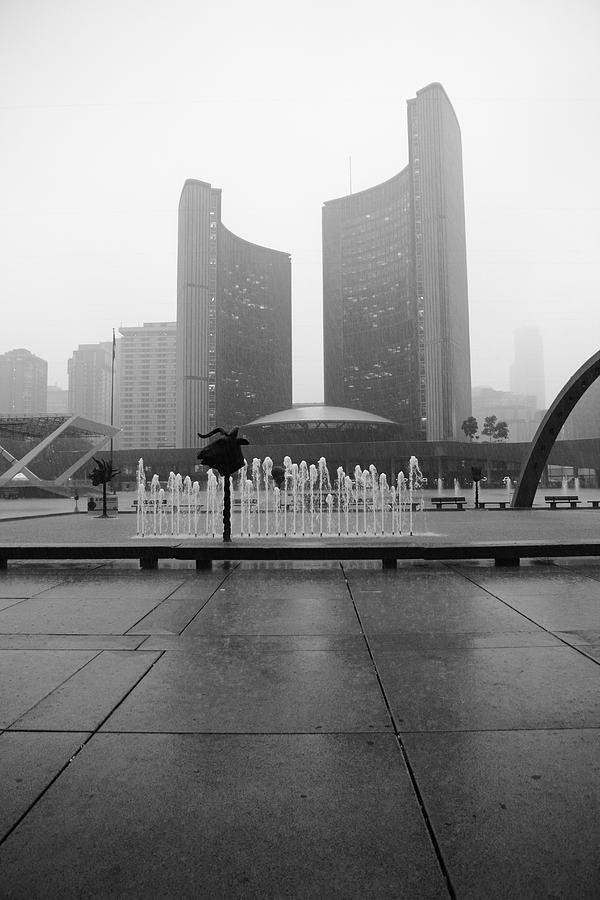 Toronto City Hall Superstorm July 8 2013 Photograph by Kreddible Trout