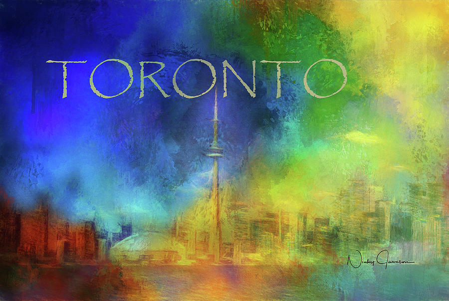 Toronto - Cityscape Digital Art by Nicky Jameson