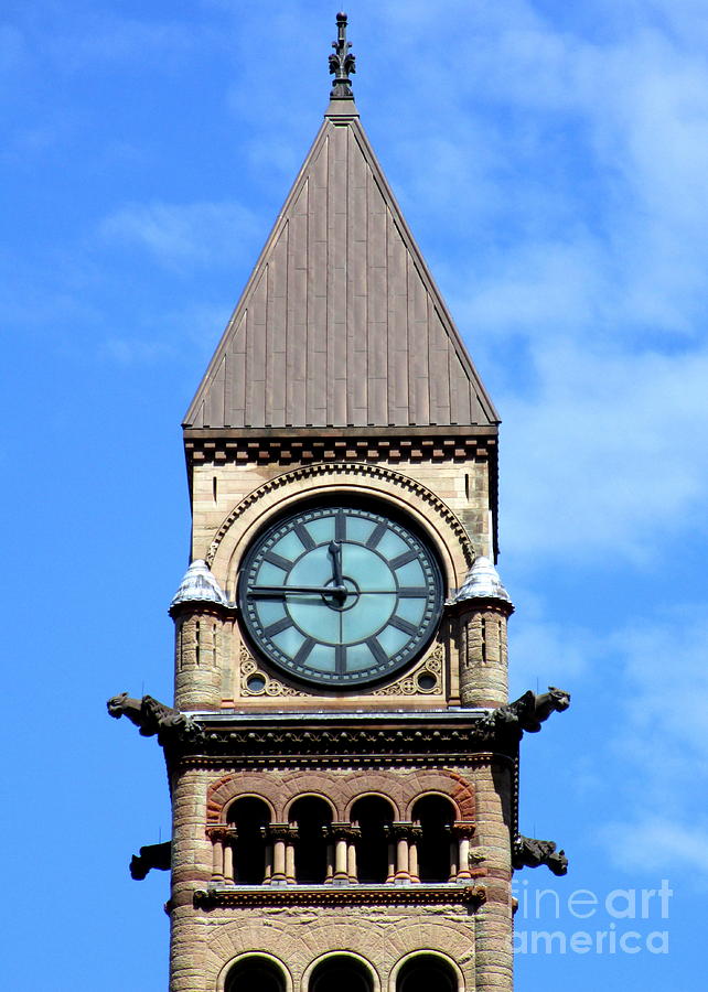 Toronto Clock Tower Photograph by Randall Weidner
