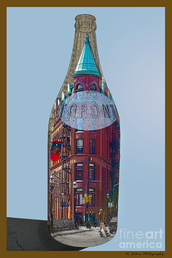 Toronto Flat Iron Building In A Bottle Photograph by Nina Silver