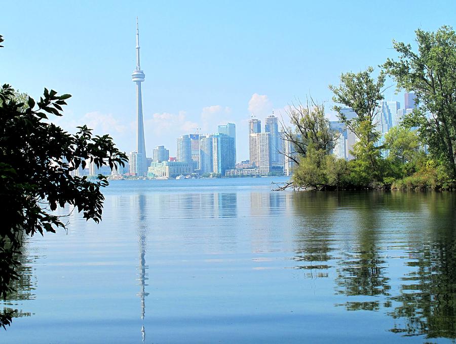 Toronto From The Islands Park Photograph by Ian  MacDonald