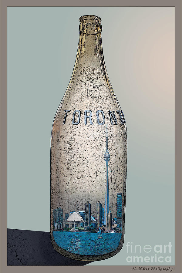 Toronto in A Bottle Photograph by Nina Silver