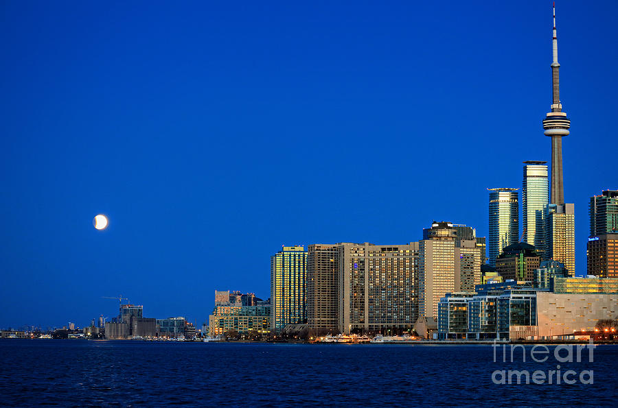 Toronto Moon Eclipse Photograph by Charline Xia