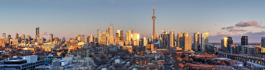 Toronto panoramic view Photograph by Nick Mares