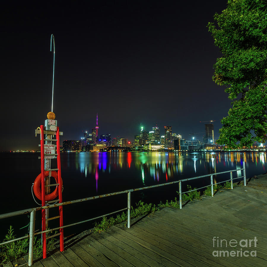 Toronto Skyline at Night 4 Photograph by Roger Monahan