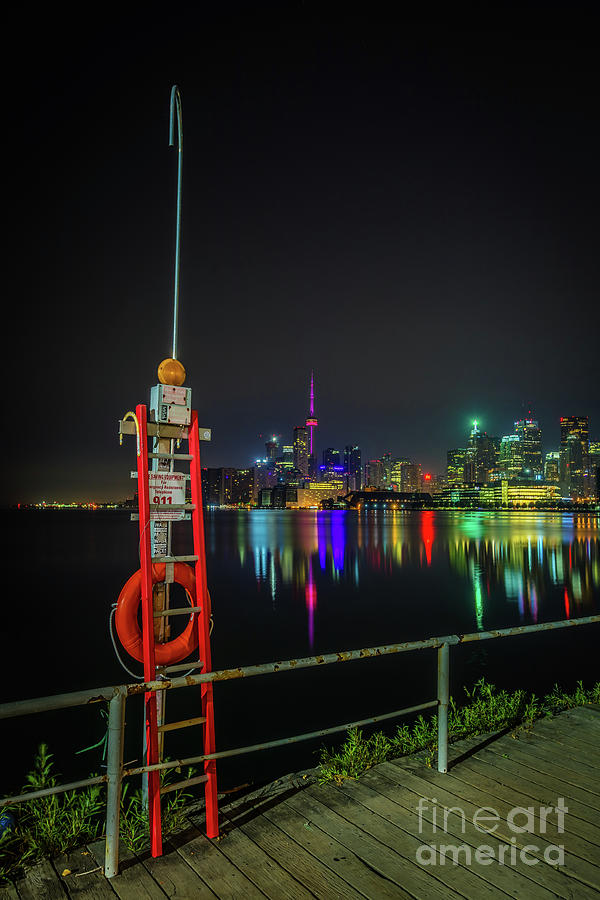 Toronto Skyline at Night 5 Photograph by Roger Monahan