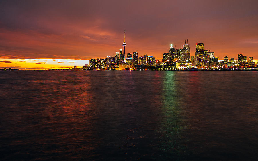 Architecture Photograph - Toronto Skyline by Thomas Richter