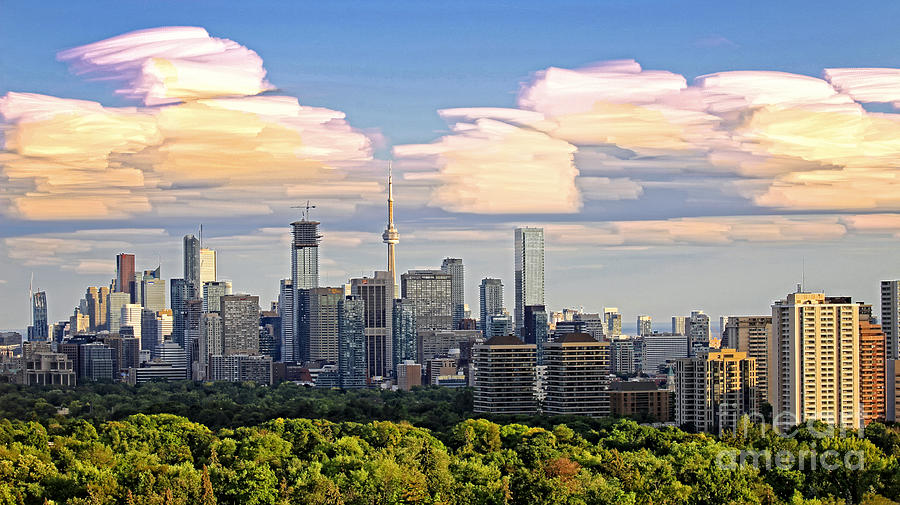 Toronto Summer Clouds 2015 Photograph by Charline Xia
