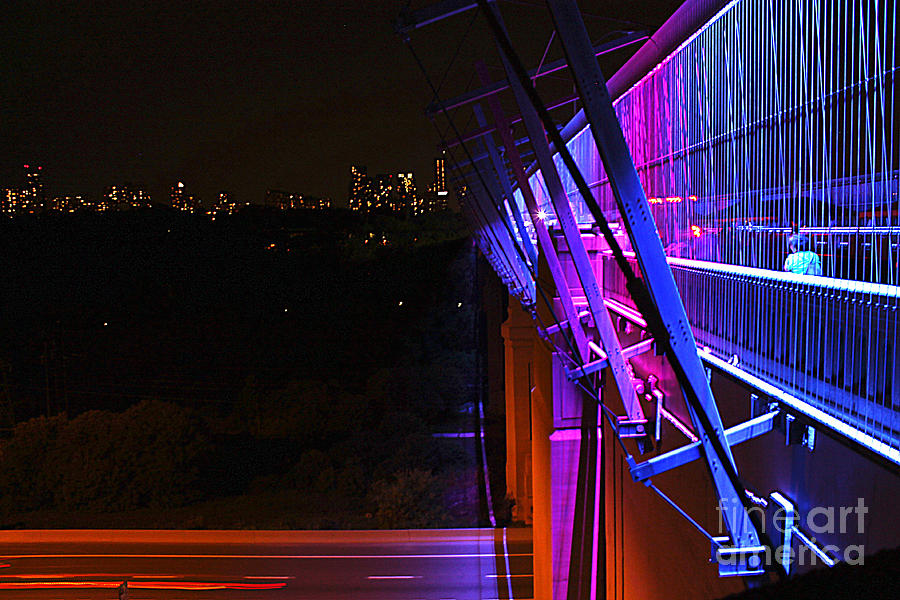 Torontos Luminous Veil All Lit Up in Colour  Photograph by Nina Silver