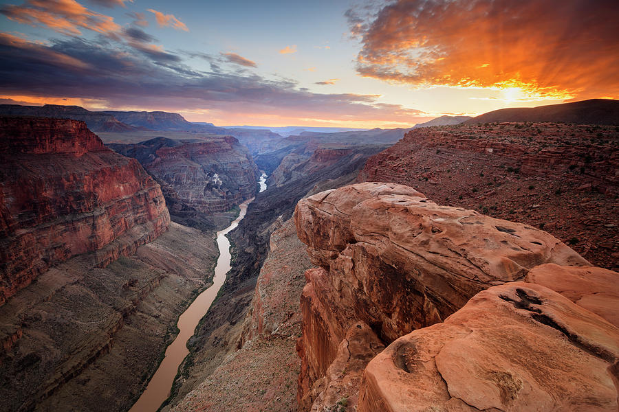 Grand Canyon National Park Photograph - Toroweap Sunset by Wasatch Light