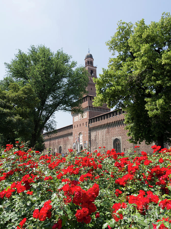 Torre del Filarete at Sforza Castle Milan Italy Photograph by Louise Heusinkveld