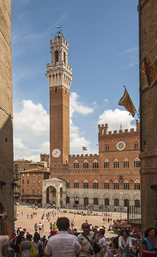 Torre del Mangia Bell Tower Photograph by Sally Weigand