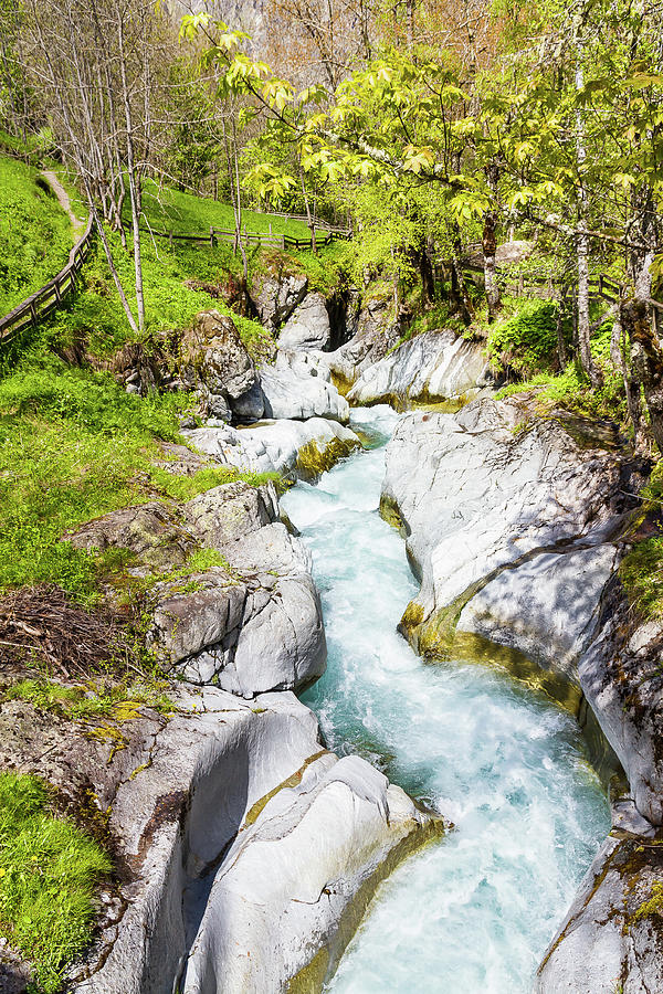 Torrent of Navette - 2 - French Alps Photograph by Paul MAURICE