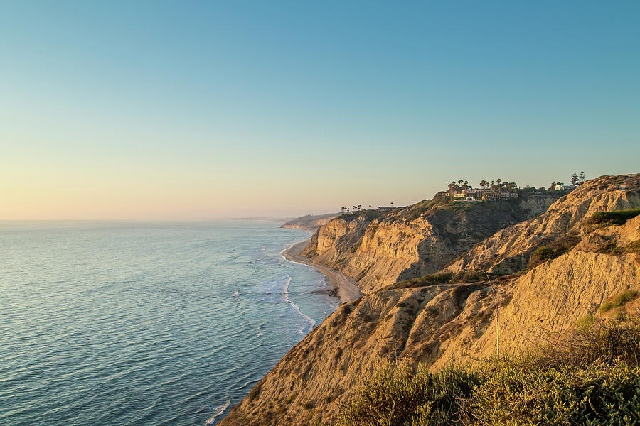 Torrey Pines Coast at Sunset Photograph by M C Hood