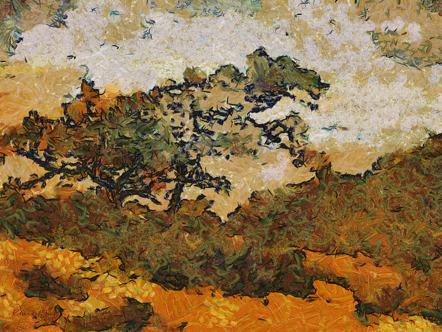Torrey Pines Painting by Russ Harris