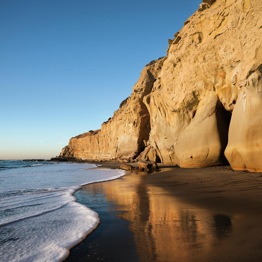 San Diego Photograph - Torrey Pines Shoreline by William Dunigan
