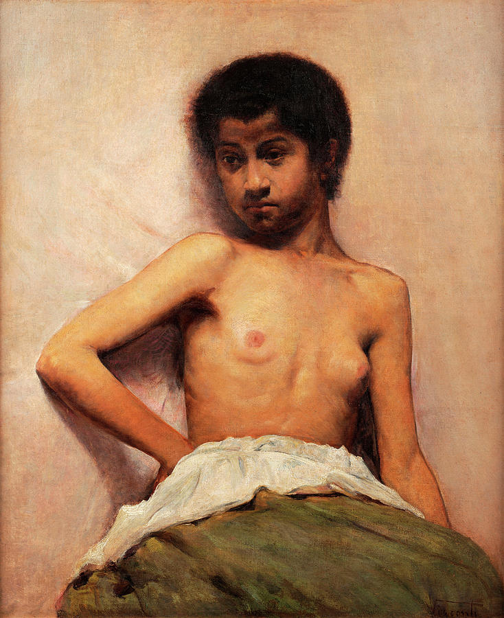 Nude Painting - Torso of a Girl by Eliseu Visconti