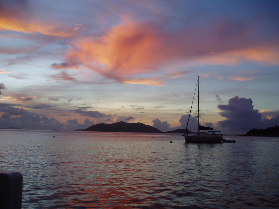 Tortola Sunset Photograph by Fiona Dinali - Fine Art America