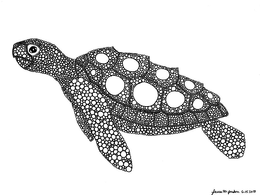 Tortuga Drawing by Laura McLendon