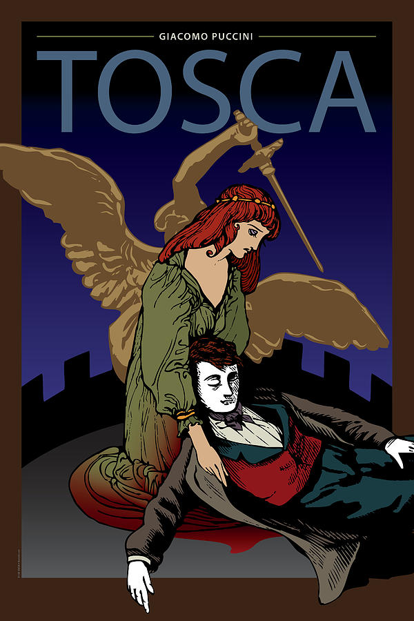 Music Digital Art - Tosca by Joe Barsin