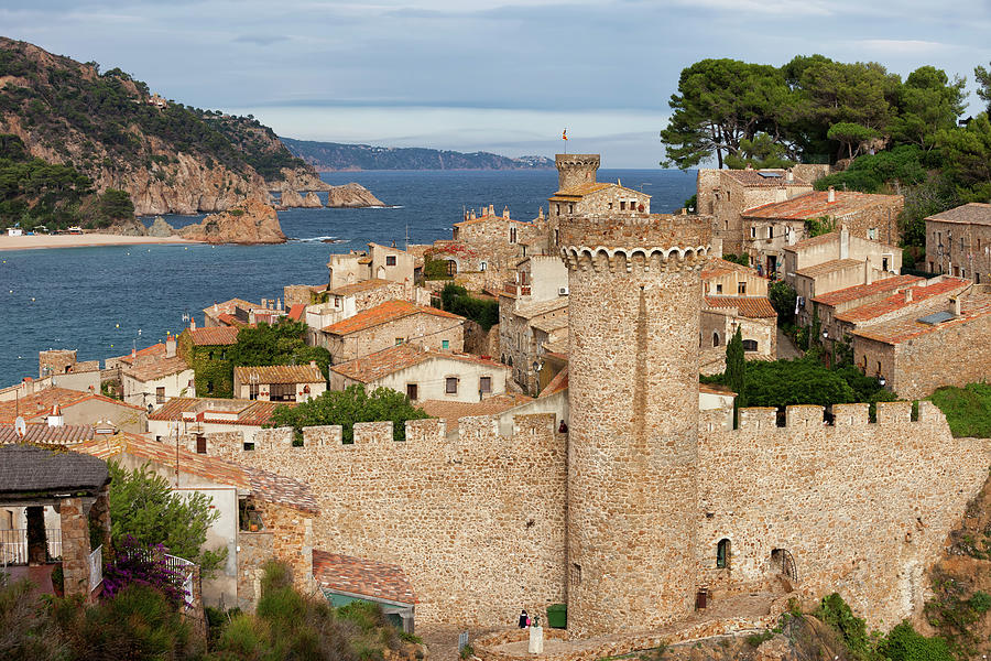 Tossa de Mar Medieval Town in Spain Photograph by Artur Bogacki