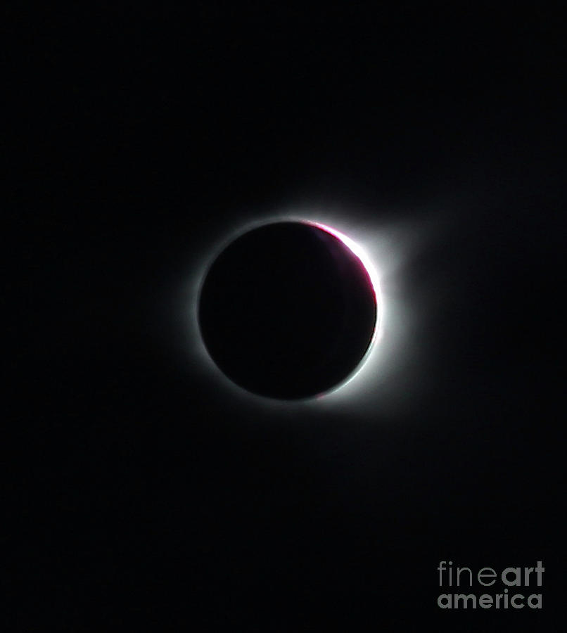 Total Eclipse - crop Photograph by Jennifer Robin