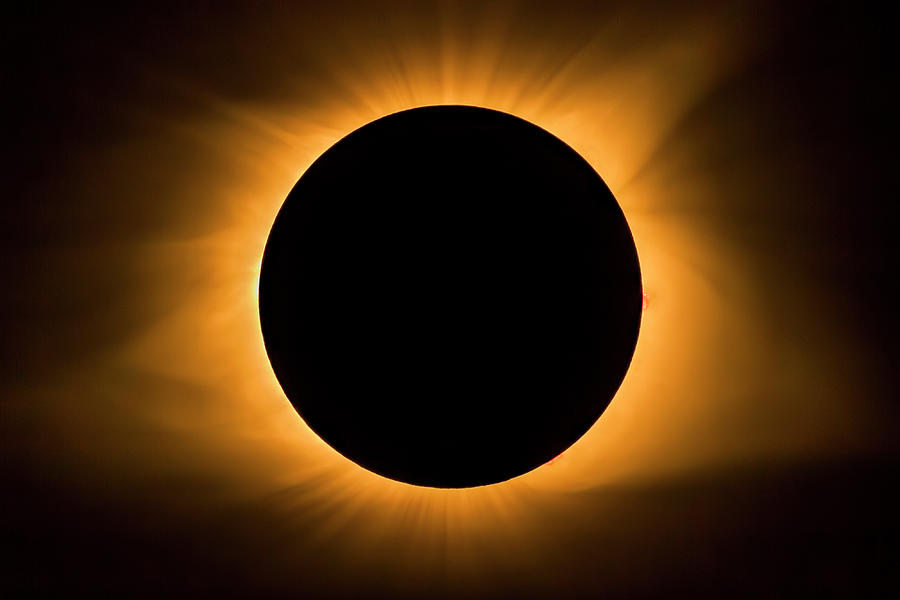 Total Eclipse Solar Corona Photograph by Keifer Fine Art America
