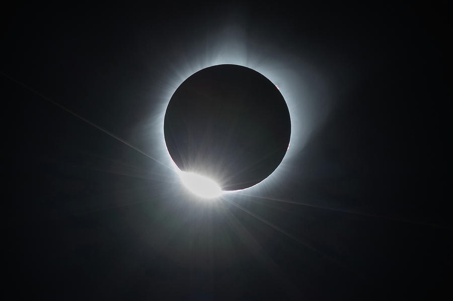 Total Solar Eclipses Diamond Ring Photograph by Tony Hake