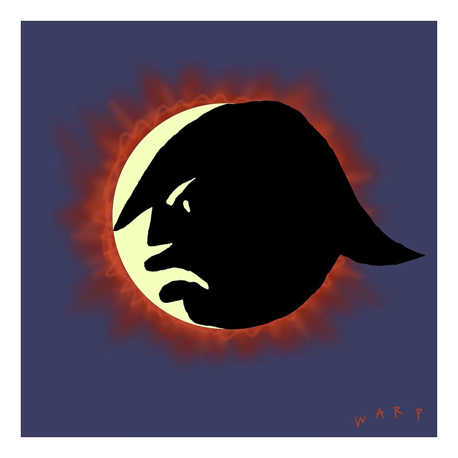 Total Trump Eclipse Digital Art by Kim Warp