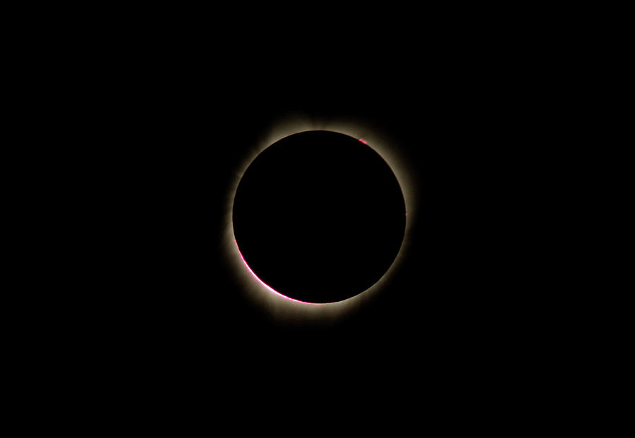 Solar Photograph - Totality Solar Eclipse 2 by Larry Kjorvestad