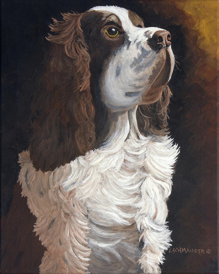Animal Painting - Totally Devoted by Carol Schmauder
