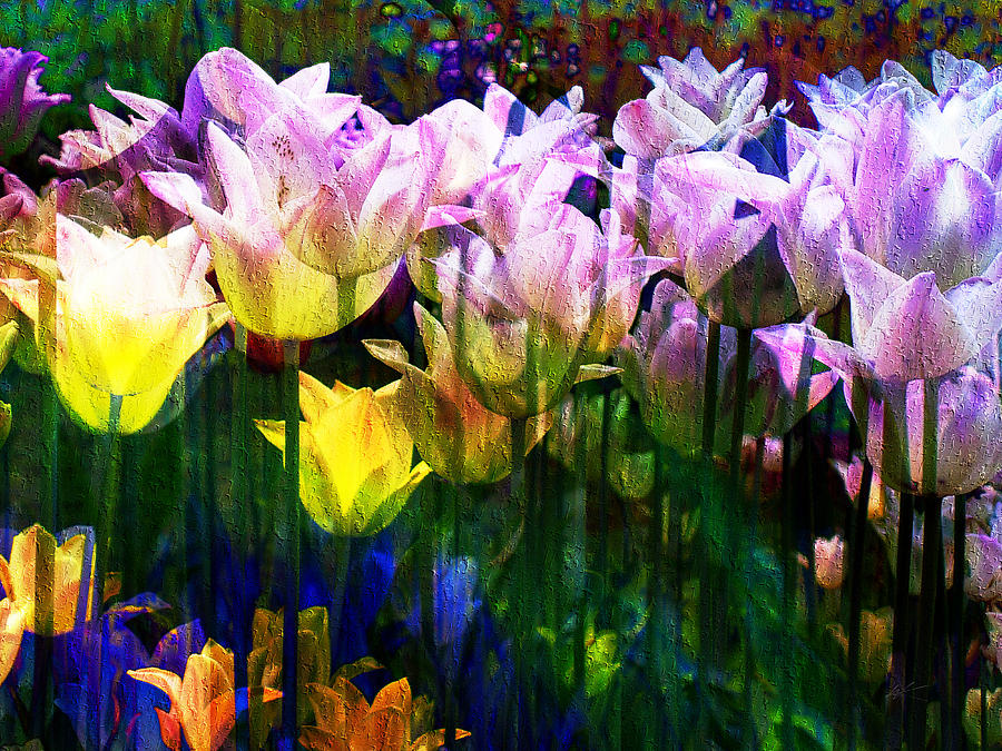 Totally Tulips Digital Art by Kiki Art